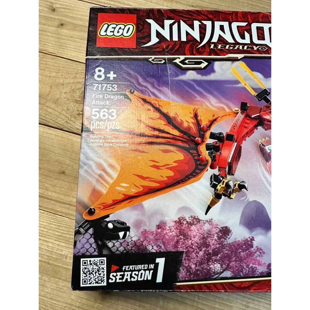 LEGO Ninjago Legacy Fire Dragon Attack 71753 Building Set 563 Pcs Golden Nya